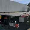 Metro FB-15 flatbed tow truck rear view showing LED lighting and deck surface