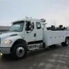 Metro Tow Trucks INT-16 white heavy-duty tow truck left side profile