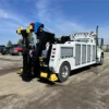 Metro Tow Trucks INT-16 white heavy-duty integrated wrecker rear view