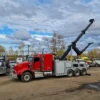 INT-60 integrated wrecker performing boom lift operations