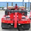 Metro Tow Trucks INT-5 red wrecker rear tow system close-up with wheel-lift