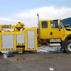 Yellow RTR-16 rotator heavy wrecker positioned for commercial vehicle rescue