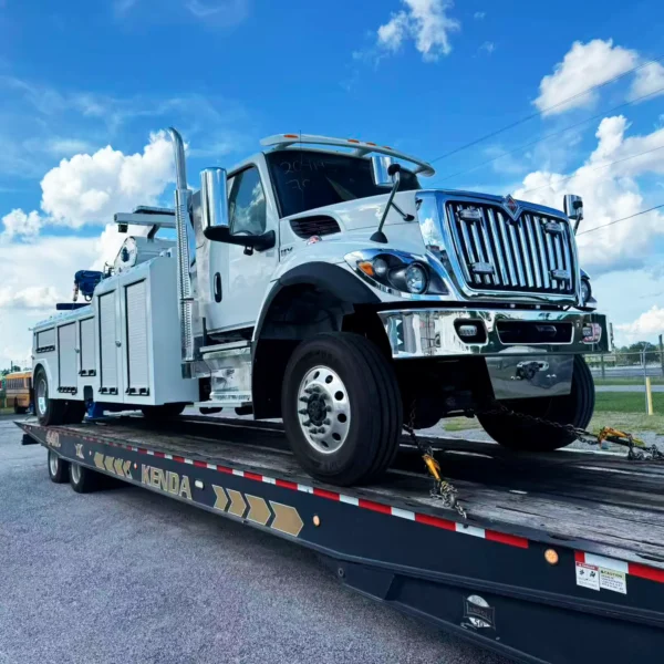 Metro RTR-16 rotator on trailer, professional heavy-duty towing truck