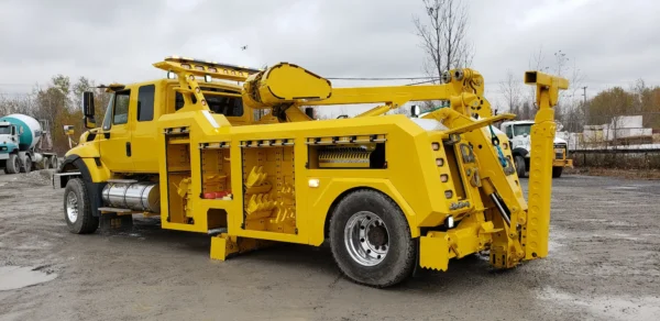 Yellow RTR-16 rotator wrecker by Metro Tow Trucks for professional heavy rescue