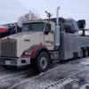 Metro Tow Trucks RTR-50 rotator in a snow-covered recovery yard