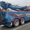 Metro Tow Trucks RTR-50 blue heavy-duty rotator wrecker with boom for heavy recovery