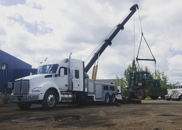Metro Tow Trucks Heavy Recovery 35 wrecker lifting machinery with extended boom