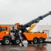 Metro Heavy Recovery 70 wrecker operating extended boom for heavy lifting demonstration
