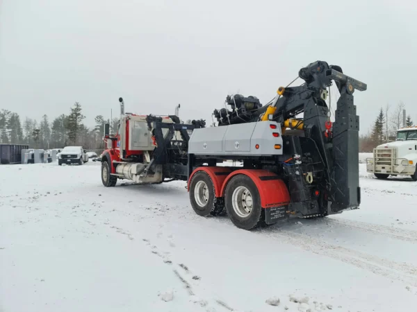 MDTU-35 detachable towing attachment fully installed for roadside recovery