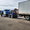 MDTU-35 heavy-duty towing a box truck using underlift